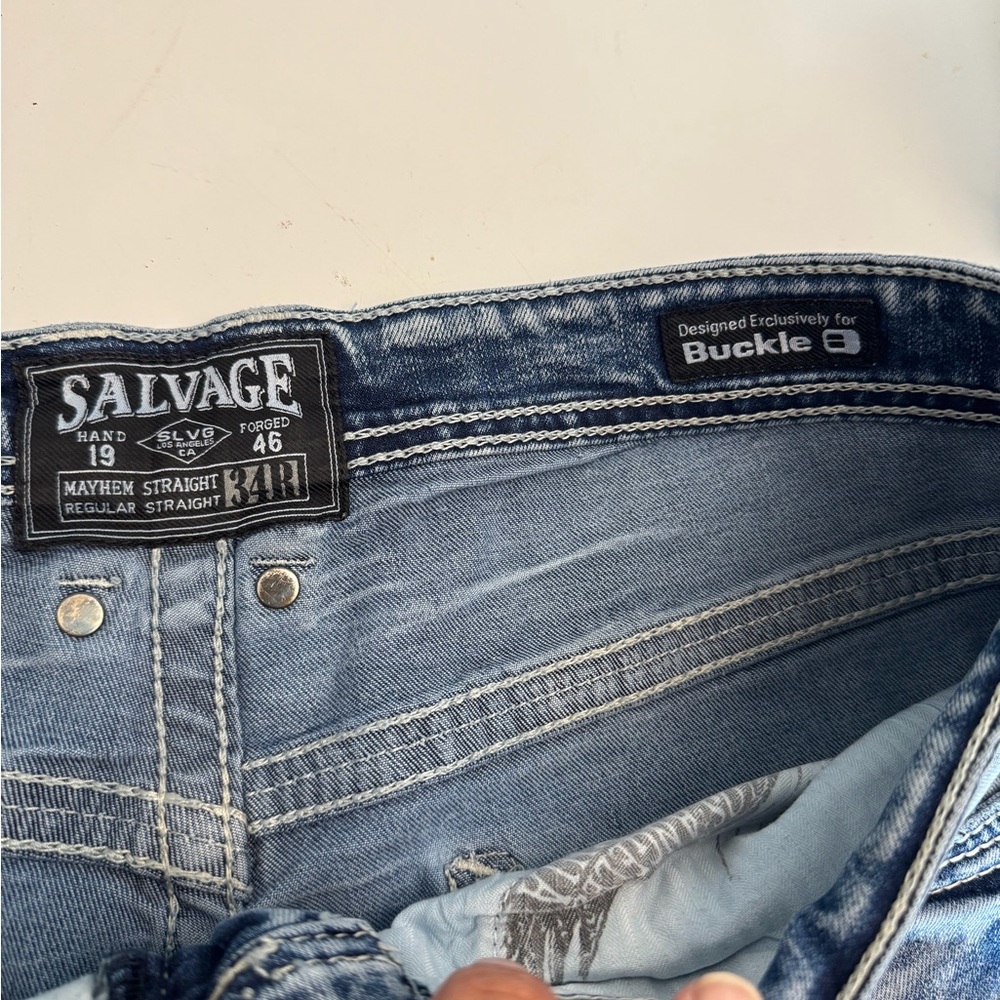 Salvage Light Blue Denim Pants